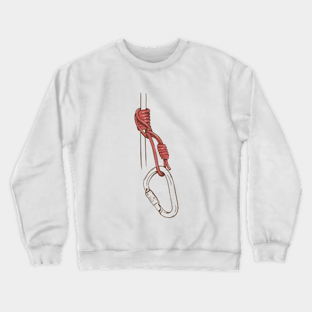 Klemheist Prusik Knot Crewneck Sweatshirt by mailboxdisco